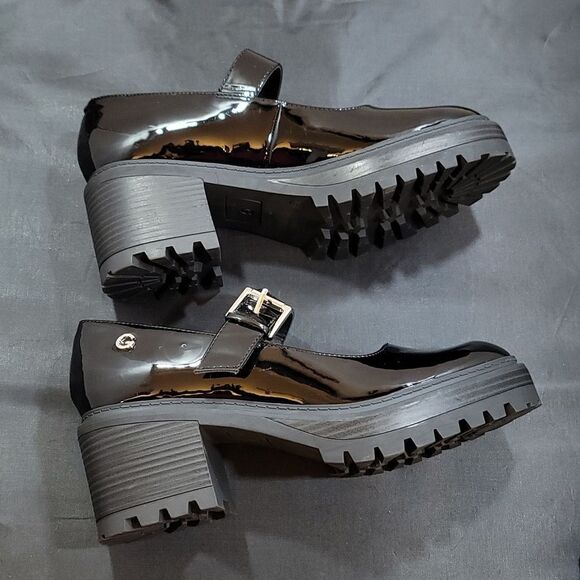 BRAND NEW GBG LOS ANGELES GGCARLISA-R CHUNKY HEELED MARY-JANE JANE STYLE PUMP - Picture 8 of 16